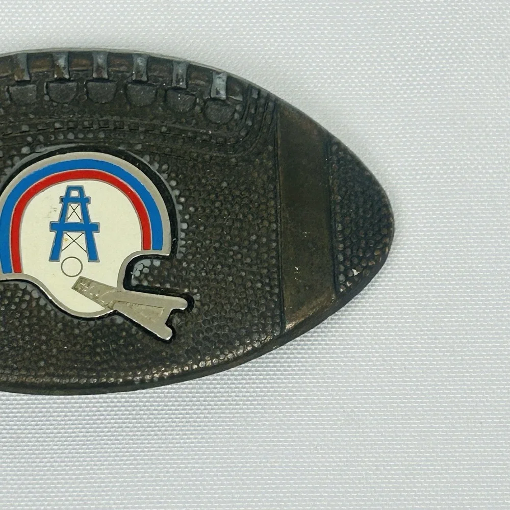 Houston Oilers NFL Belt Buckle 1979 by Lee
